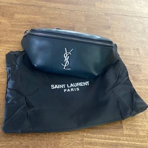 NWT Black and Silver Bum Bag